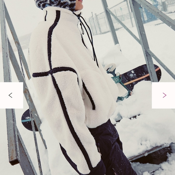 Free People movement by free people mountain high half Zip pull over. NWOT - Picture 3 of 6